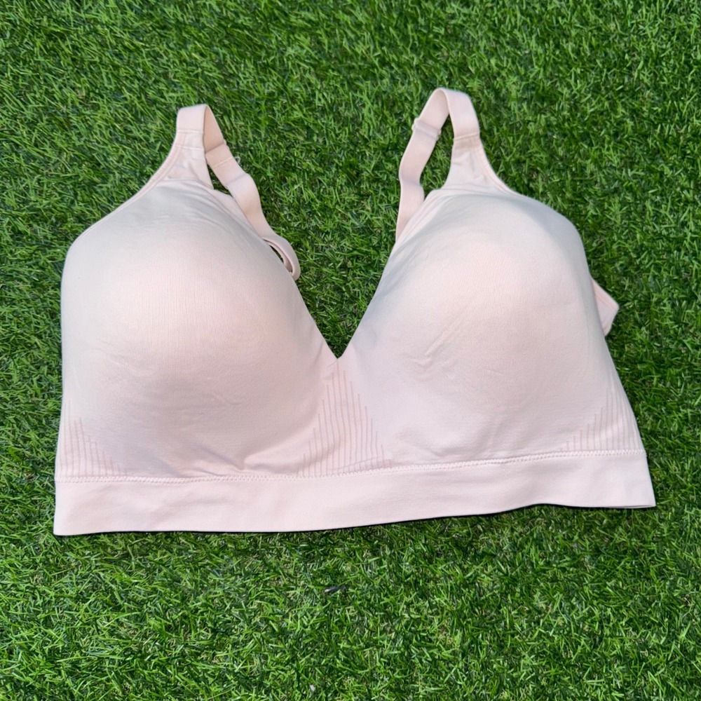 Bali Comfort Revolution DF3380 Bra 3XL Nude Pink Wirefree Seamless Comfort